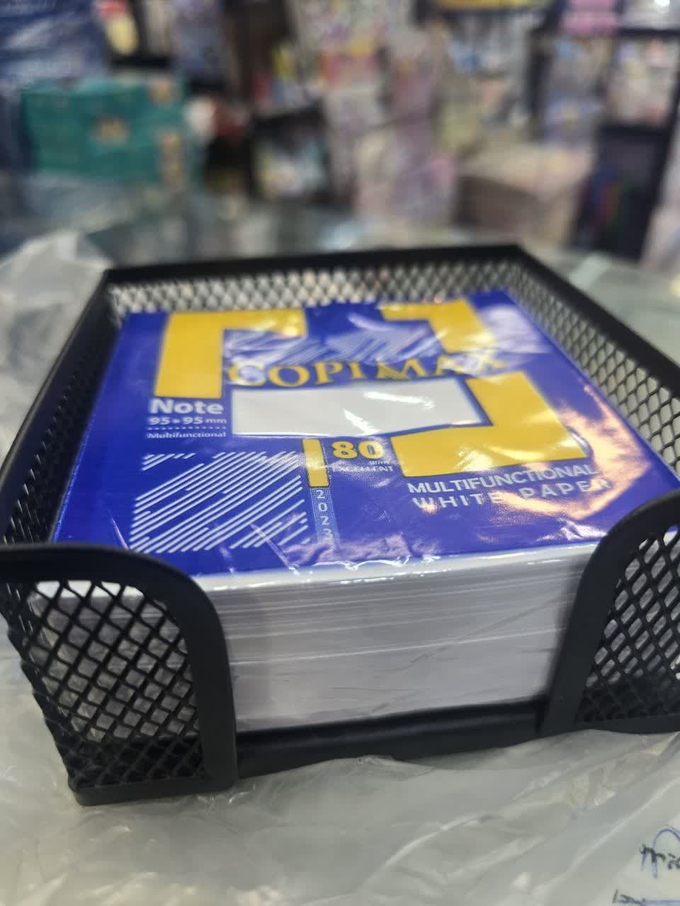 جای کاغذ یادداشت توری فلزی