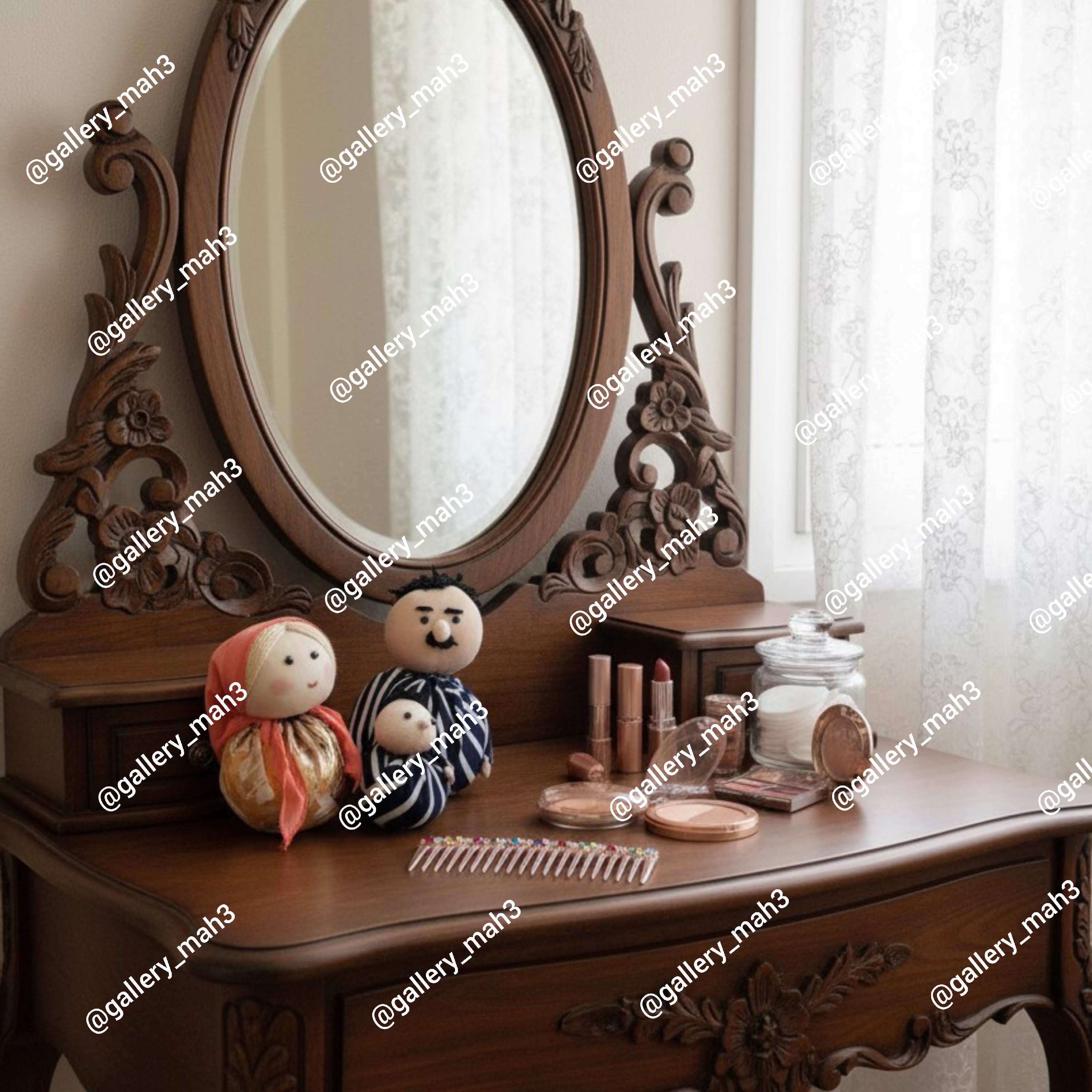 عروسک بقچه ای خانواده  با ارتفاع 12سانت قیمت ذکر شده برای هرسه عروسک هست