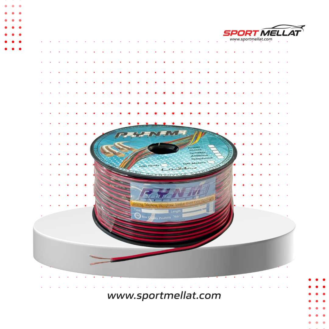 سیم بلندگو دورشته مس 12/16