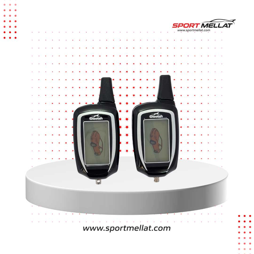 دزدگیر خودرو دو ریموت باطری خور چیتا مدل F4