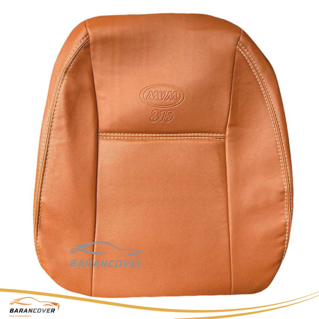 روکش صندلی ام وی ام 315 mvm تمام چرم وسط سوزنی رنگ مارون
