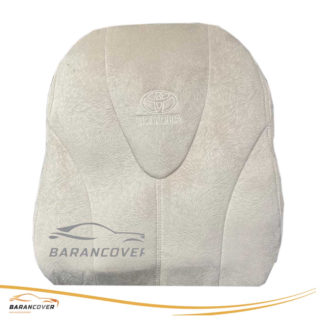 روکش صندلی تویوتا کمری (2007-2011) GL مخمل رنگ کرم استخوانی