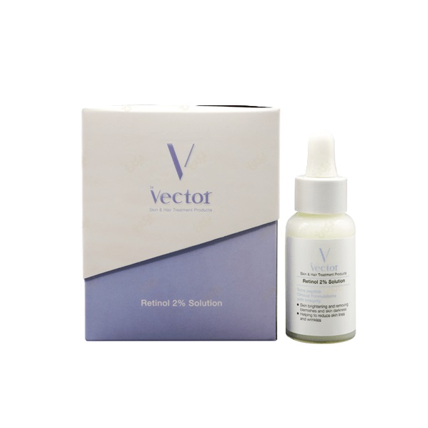 سرم ضد چروک رتینول 2% وکتور حجم 30 میلی لیتر | Vector Retinol 2% Solution 30 ml