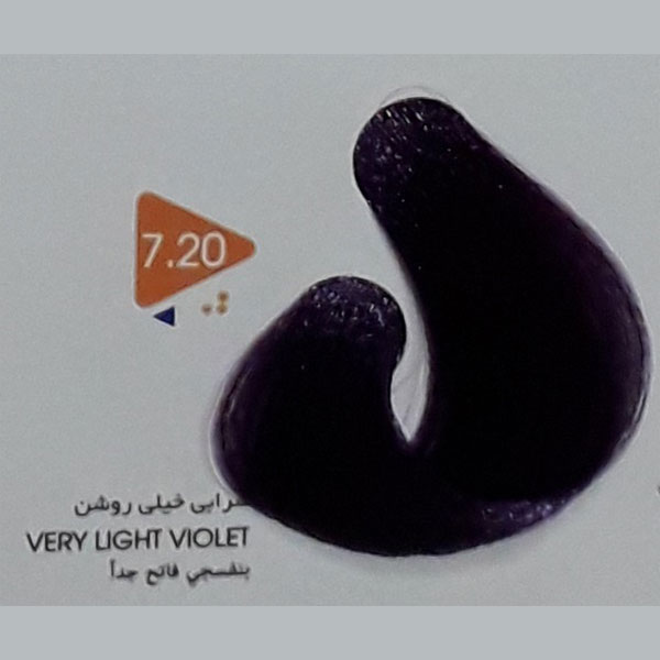 رنگ مو شرابی خیلی روشن ویتامول شماره 7/20 | Vitamol Hair Color No7.20