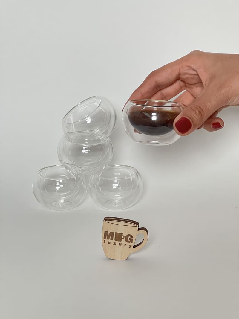 شات پیرکس دوجداره گرد آنتی شوک وارداتی