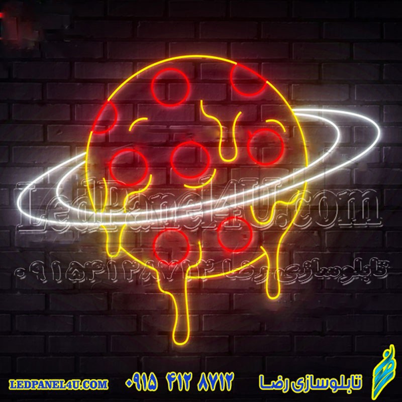 تابلو نئون فلکسی پیتزا کد 17038 (اقساطی) wo