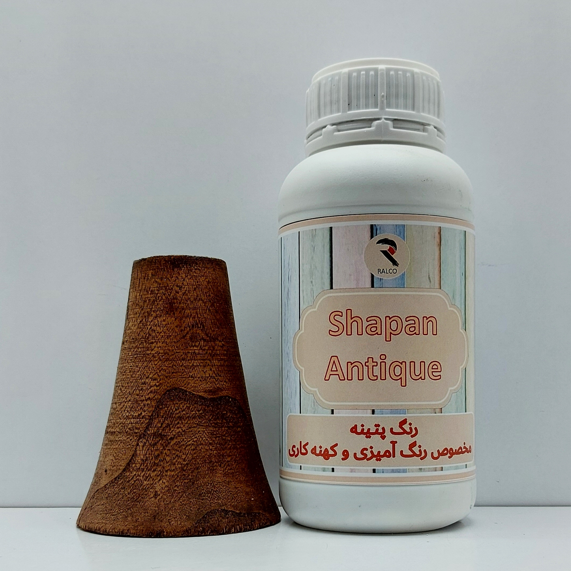 شاپان رنگی چوب بلوطی ( رنگ پتینه) رالکو 500 میل