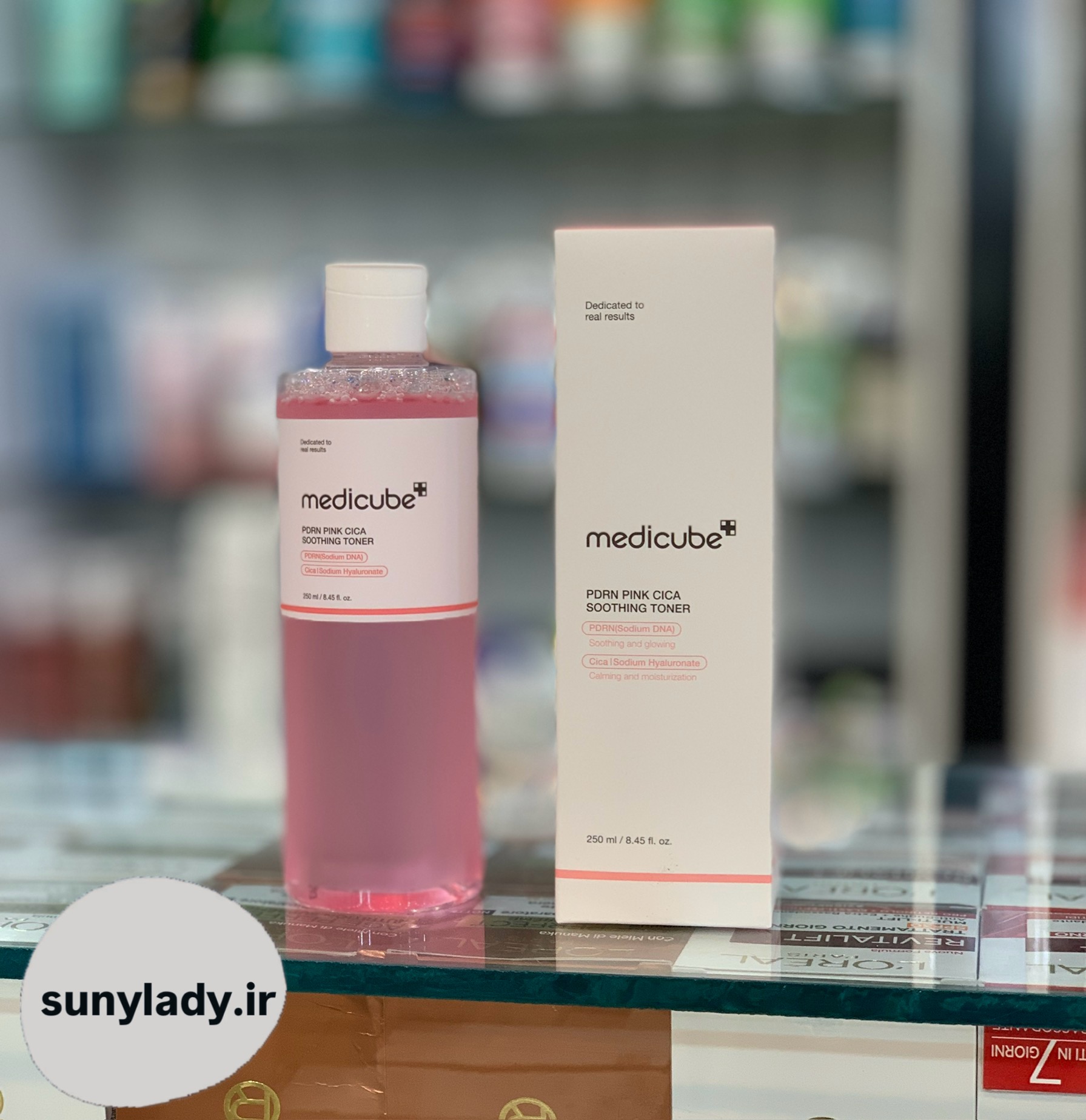 تونر PDRN مدیکیوب(آبرسان و تسکین دهنده) 250 میلMedicube PDRN Pink Cica Soothing Toner
