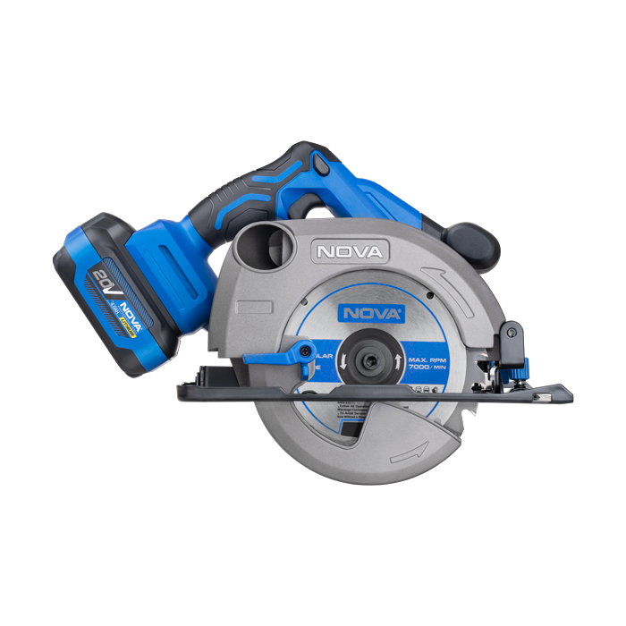 اره گردبر شارژی 165 میلی متری 20 ولت براشلس نووا