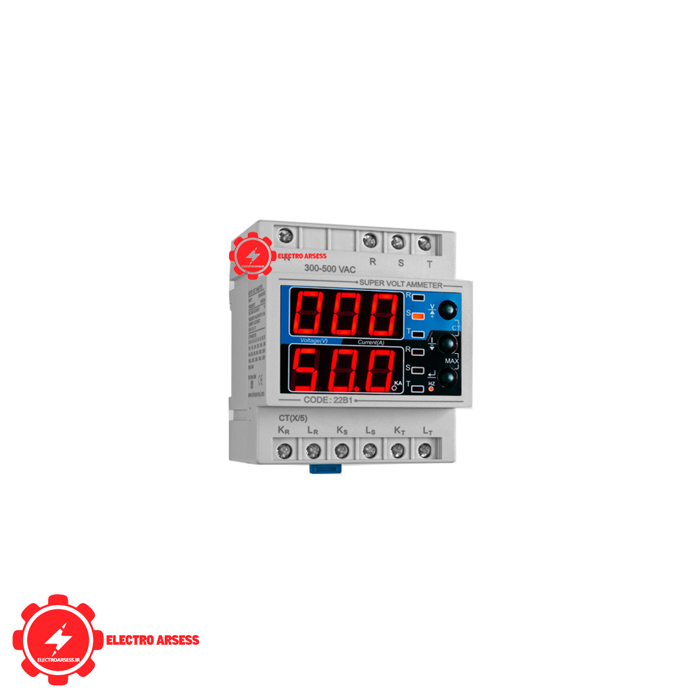 سوپر ولت آمپر متر 71 شیوا امواج VAB-6000A