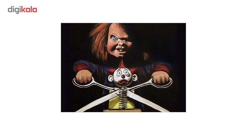تابلو شاسی ونسونی طرح Chucky Art سایز 30 40
