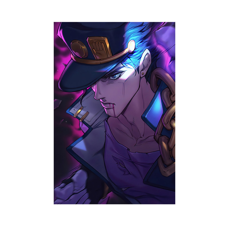 تابلو مدل انیمه جوتارو کوجو جوجو Joutarou Kuujou JoJo anime 08