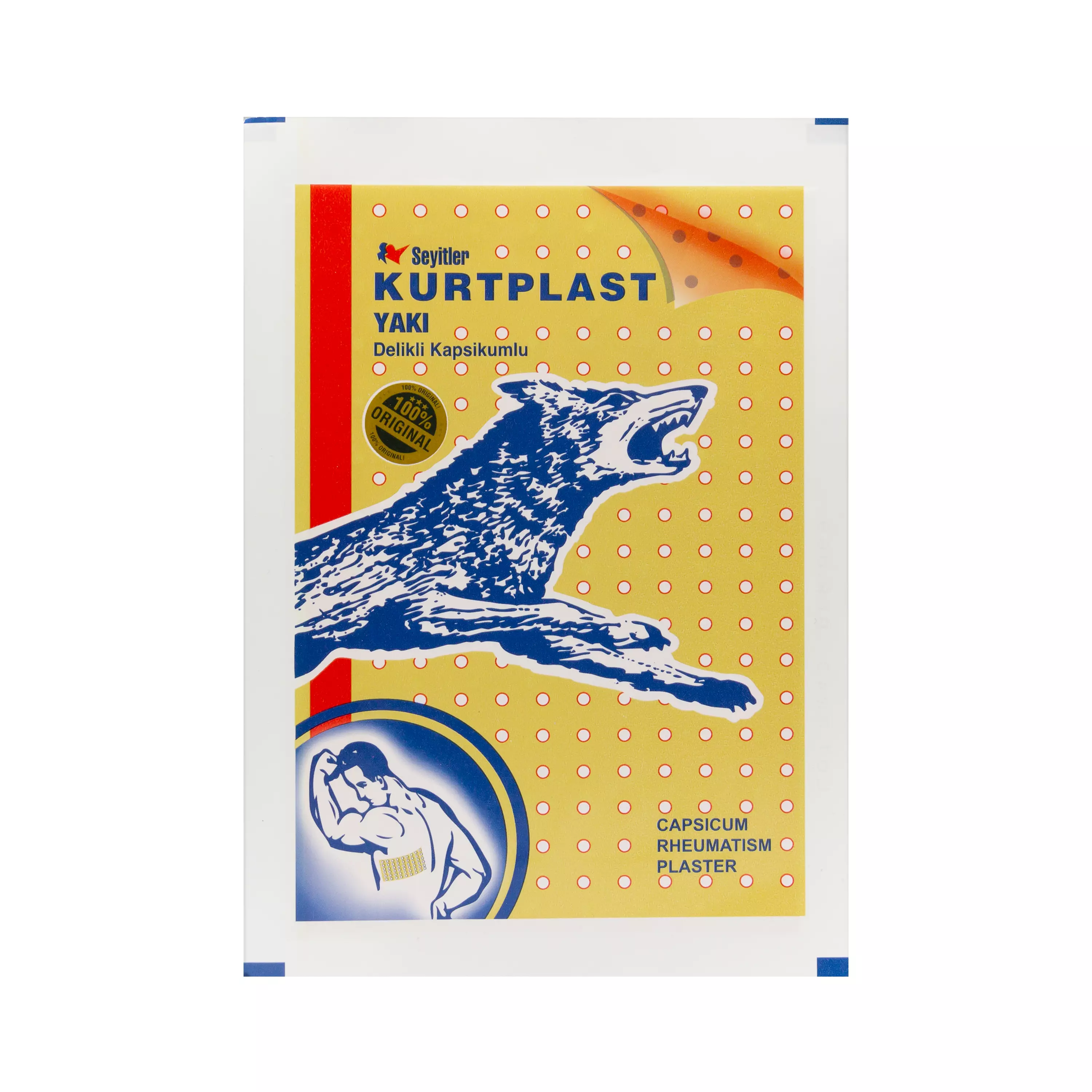 چسب درد گرگ نشان کورت پلاست 50 عددی