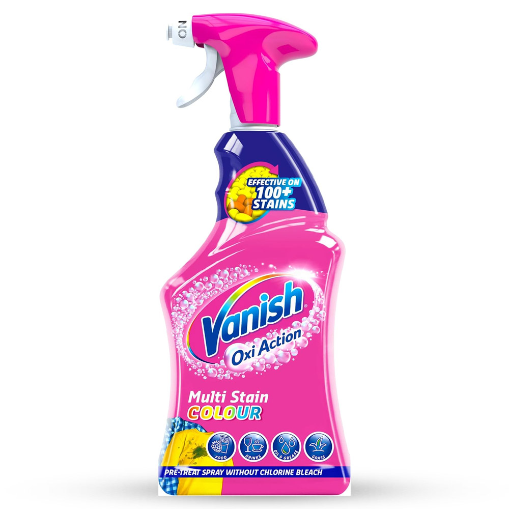 اسپری لکه‌بر ونیش Oxi Action لباس رنگی 500 میل