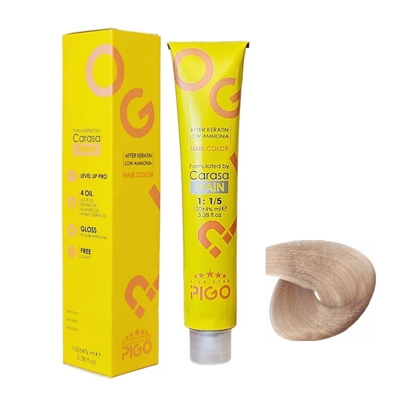 رنگ مو پیگو بژ صدفی