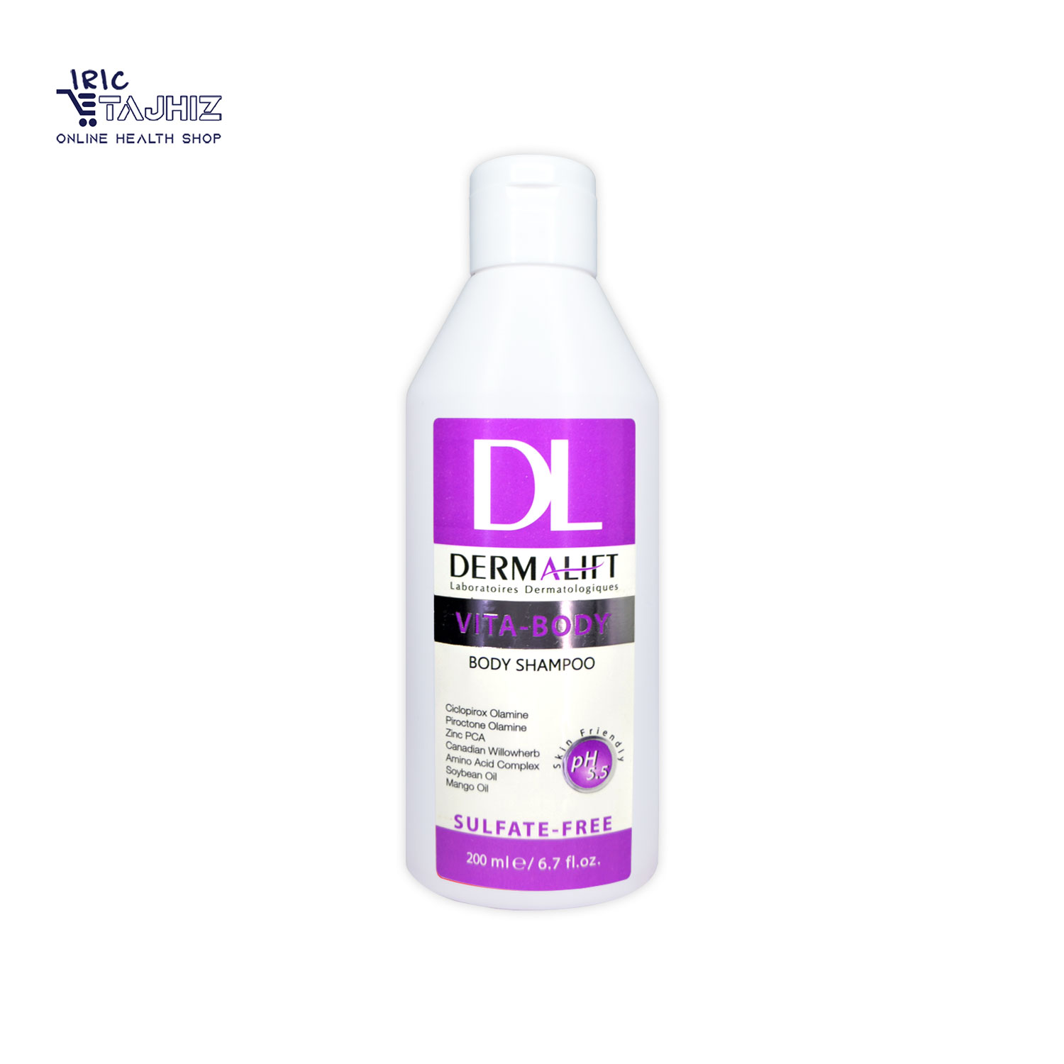 شامپو بدن ضد قارچ ویتا بادی درمالیفت