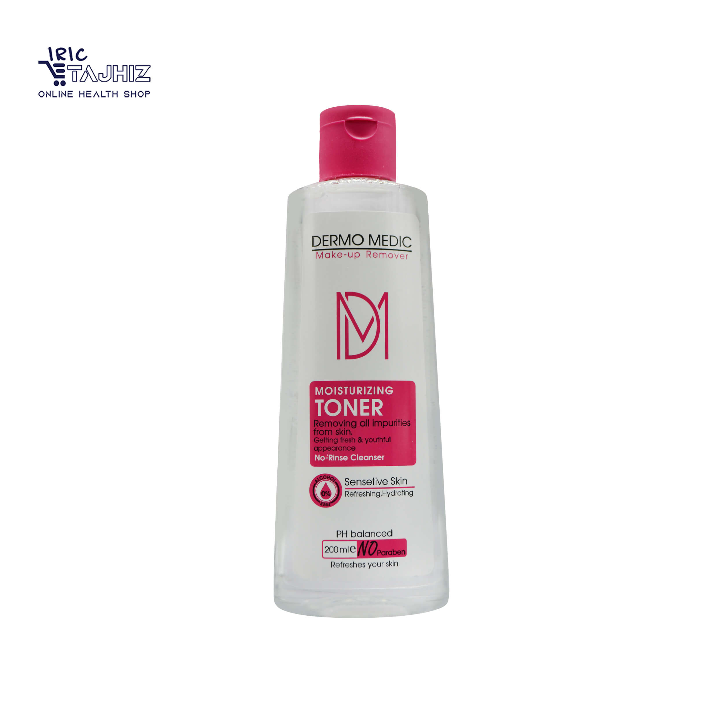 تونر پوست حساس درمومدیک 200 میلی لیتر