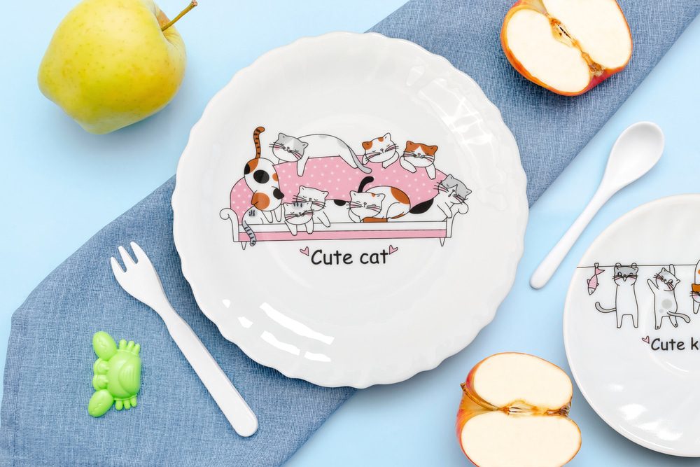 سرویس غذاخوری 5 تکه کودک پارس اپال کودک میوز صورتی 764 مبلمونسرا مدل 291085