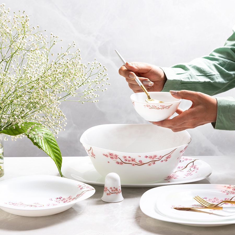 سرویس غذاخوری 28 پارچه مدل توسکا پارس اپال کد 448 مبلمونسرا مدل 290459