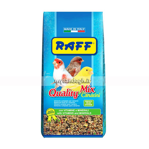 غذای میکس آوازخوانی قناری کوالیتی میکس کانارینی راف RAFF Quality Mix Canarini