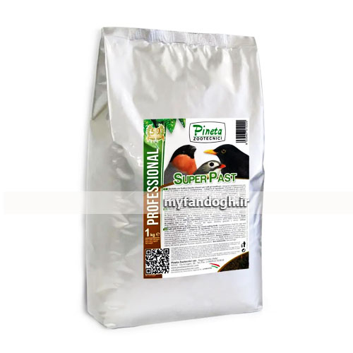 غذای مرغ مینا، پرندگان حشره خوار و میوه خوار سوپر پست پینتا Pineta Super past