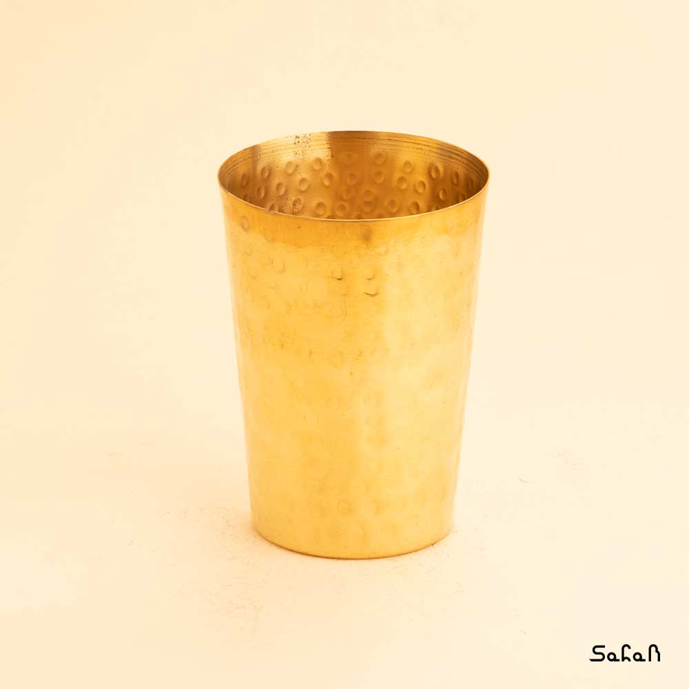 لیوان برنجی طلایی مدل شیوا