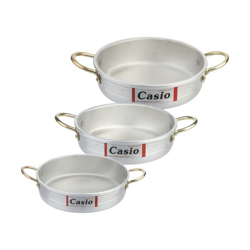 حراجی خونه - تابه سه تایی دودسته کاسیو (پست پیشتاز پس کرایه)