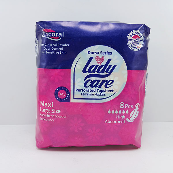 نوار بهداشتی بالدار سایز بزرگ لیدی کر