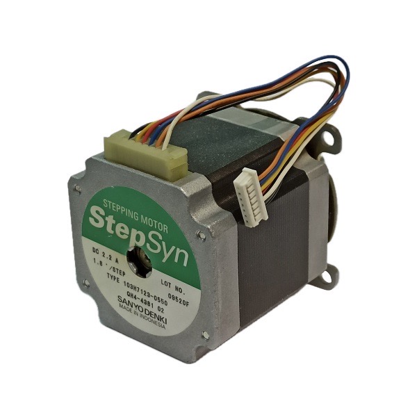 استپ موتور دو فاز نما 23 گشتاور 9 کیلو گرم سانتی متر برند SANYO DENKI مدل 103H7123-0550