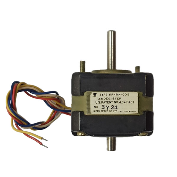 استپ موتور دوفاز نما 17 دو سر شفت 3/6 درجه گشتاور 1 کیلوگرم سانتی متر KP4M4-005 ساخت ژاپن