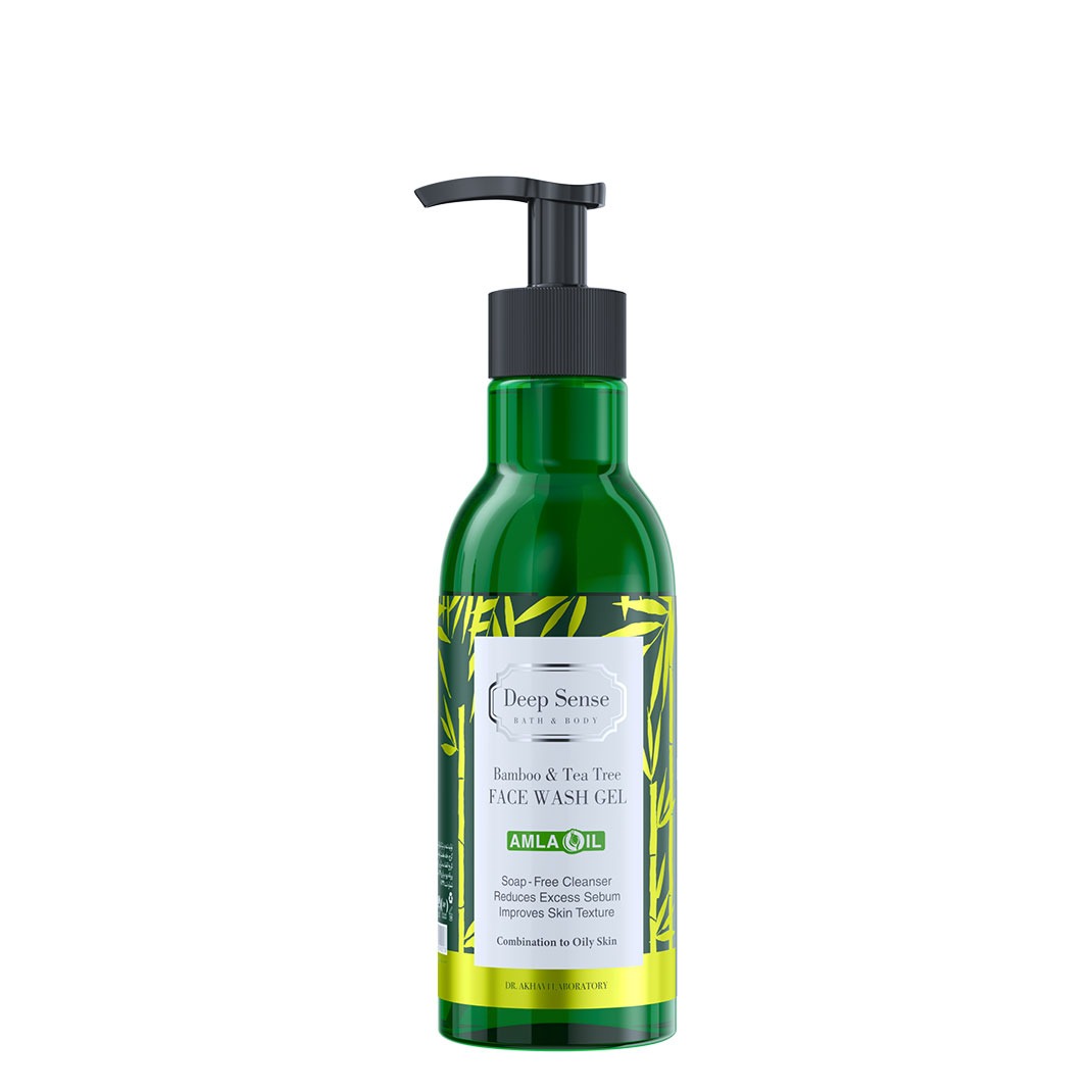 ژل شستشوی صورت بامبو و درخت چای دیپ سنس 250 میلی لیتر