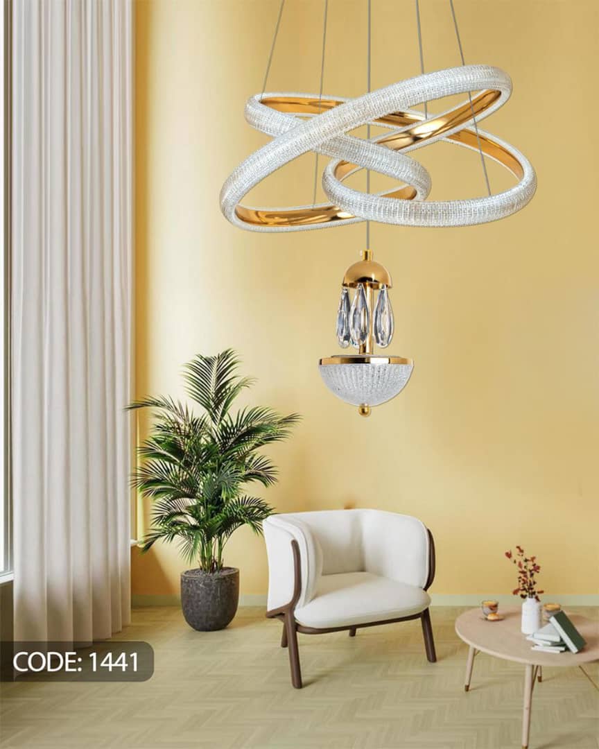 لوستر آویز مدرن SMD سه حالته نیک لایت مدل 1441 (پس کرایه)