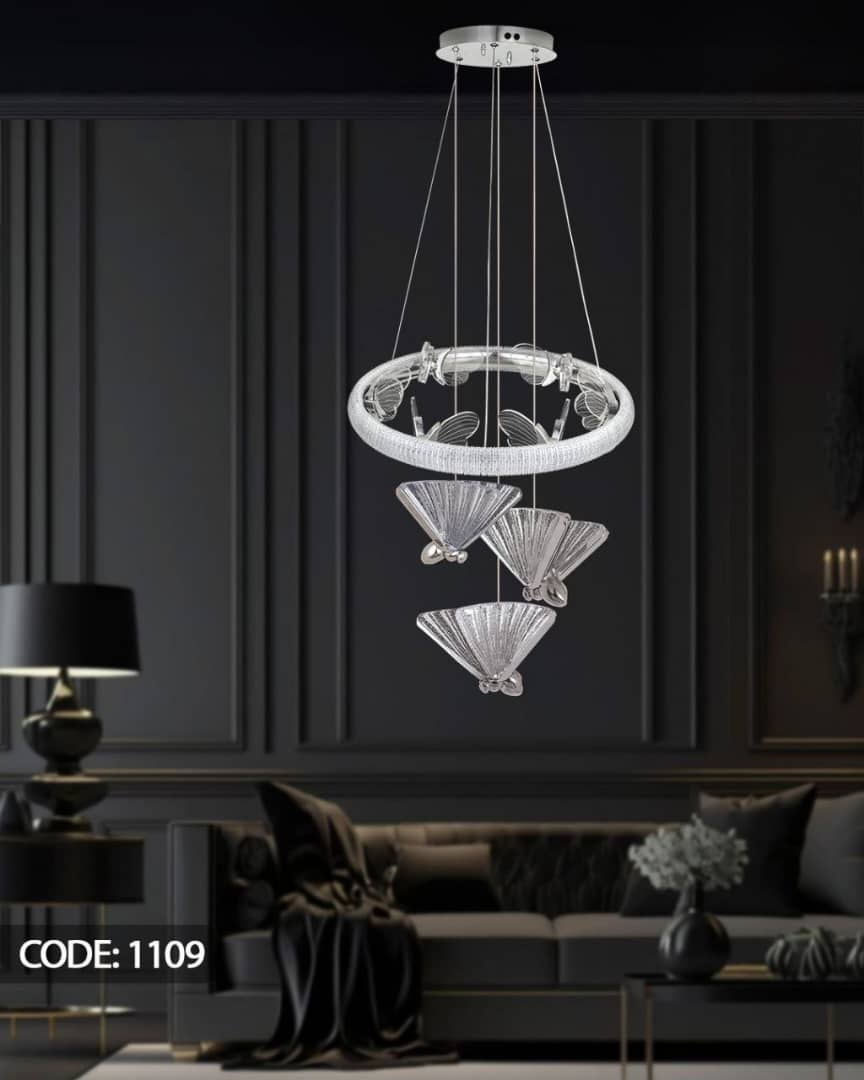 لوستر آویز مدرن SMD سه حالته نیک لایت مدل1109 (پس کرایه)