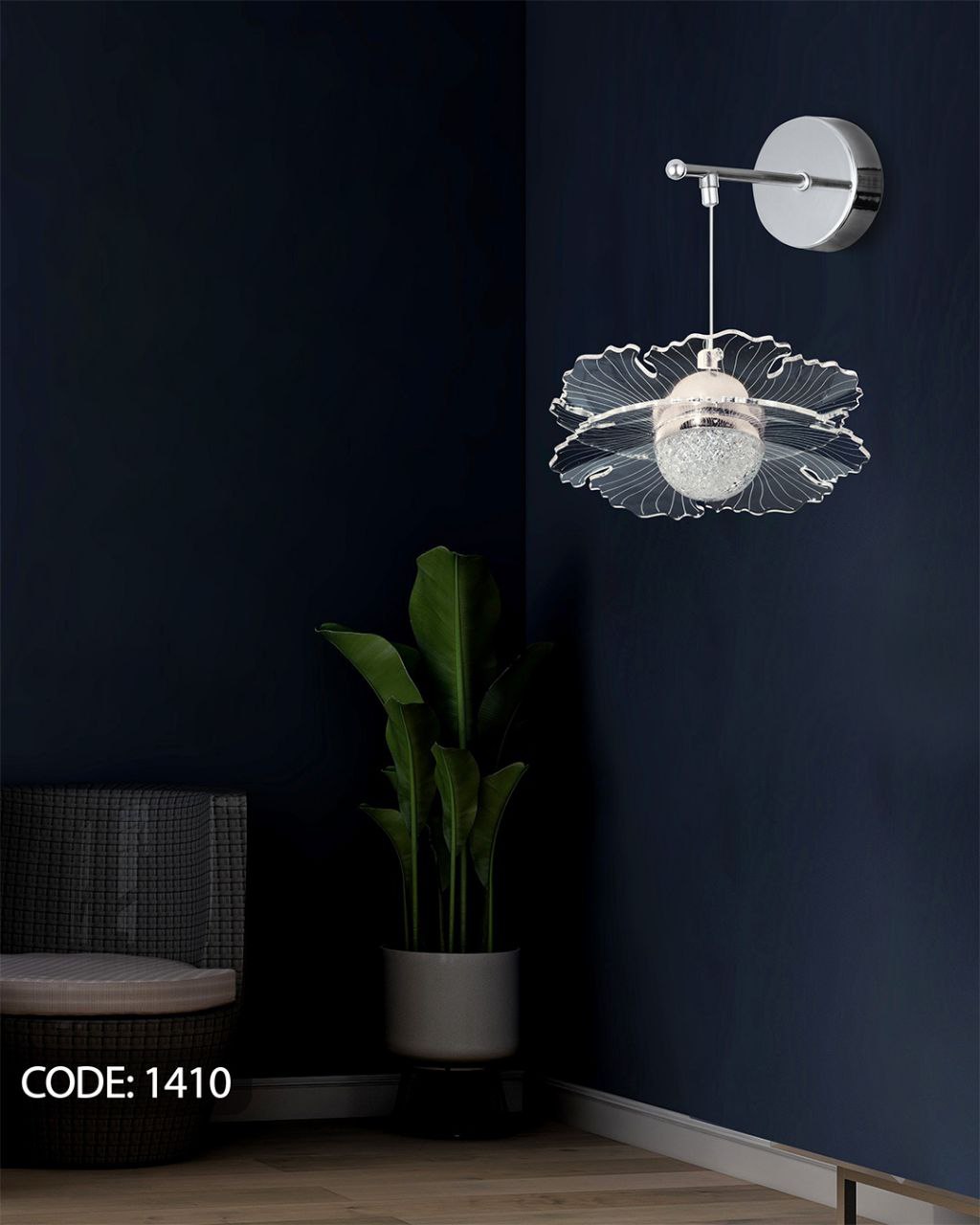 لوستر دیواری SMD سه حالته نیک لایت مدل 1410 خانمان مدل 352526