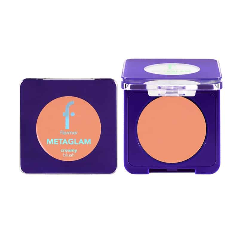 رژگونه کرمی فلورمار flormar مدل Metaglam کد 03(رنگ Rising Of The Sun)