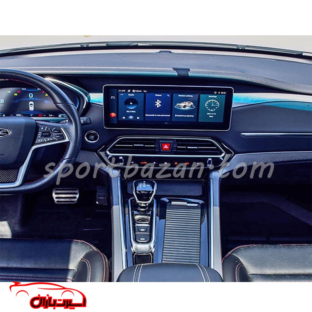 محافظ کامل کنسول و مانیتور کی ام سی J7 به همراه محافظ دستگیره درب (ارسال پس کرایه)