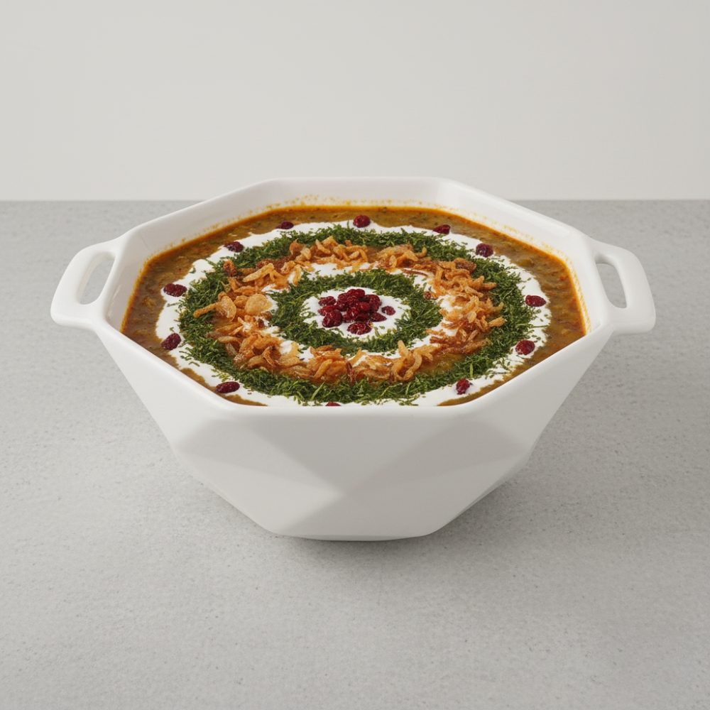 کاسه سرامیکی دسته دار طرح الماس