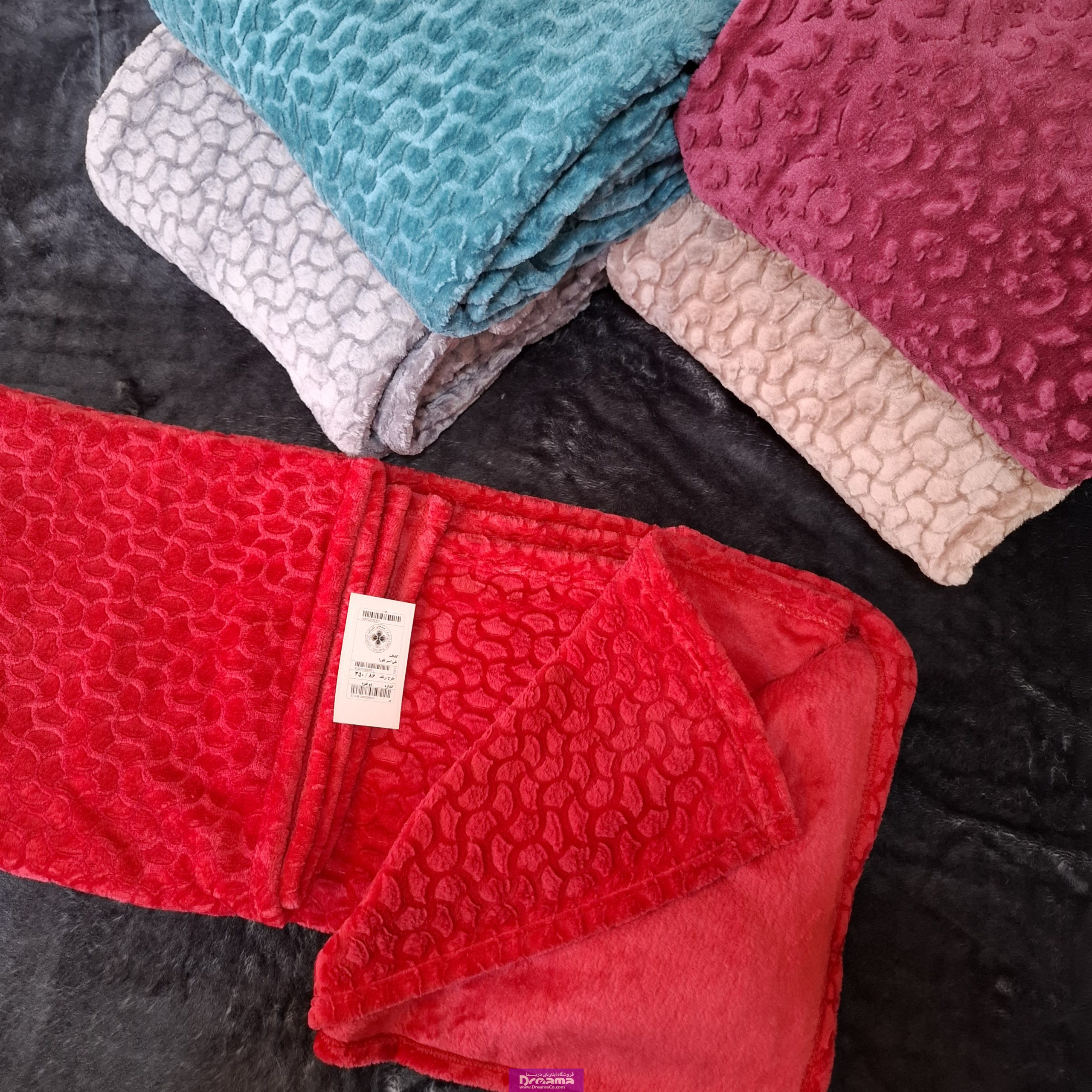 پتوی مسافرتی دونفره ژله ای نرم ماندانا فلورا بهترین قیمت دریما