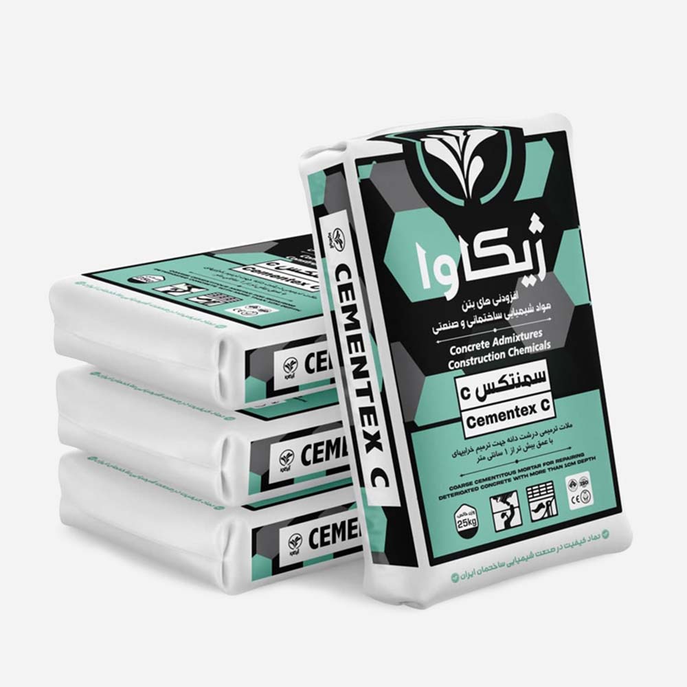 ملات تعمیراتی ژیکاوا سمنتکس سی | Cementex C (کیسه 25 کیلویی) (پس کرایه)