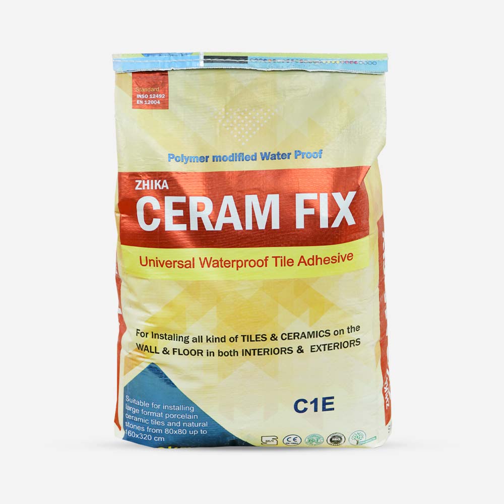 چسب کاشی صادراتی سرامفیکس (کیسه 5 کیلویی سفید) (پس کرایه)