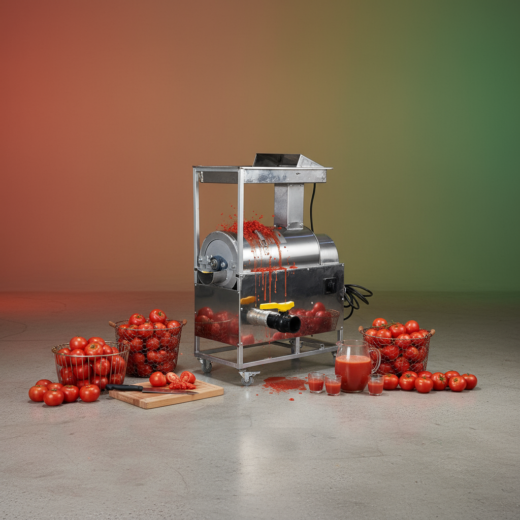 دستگاه آب گوجه گیری ، رب گیری