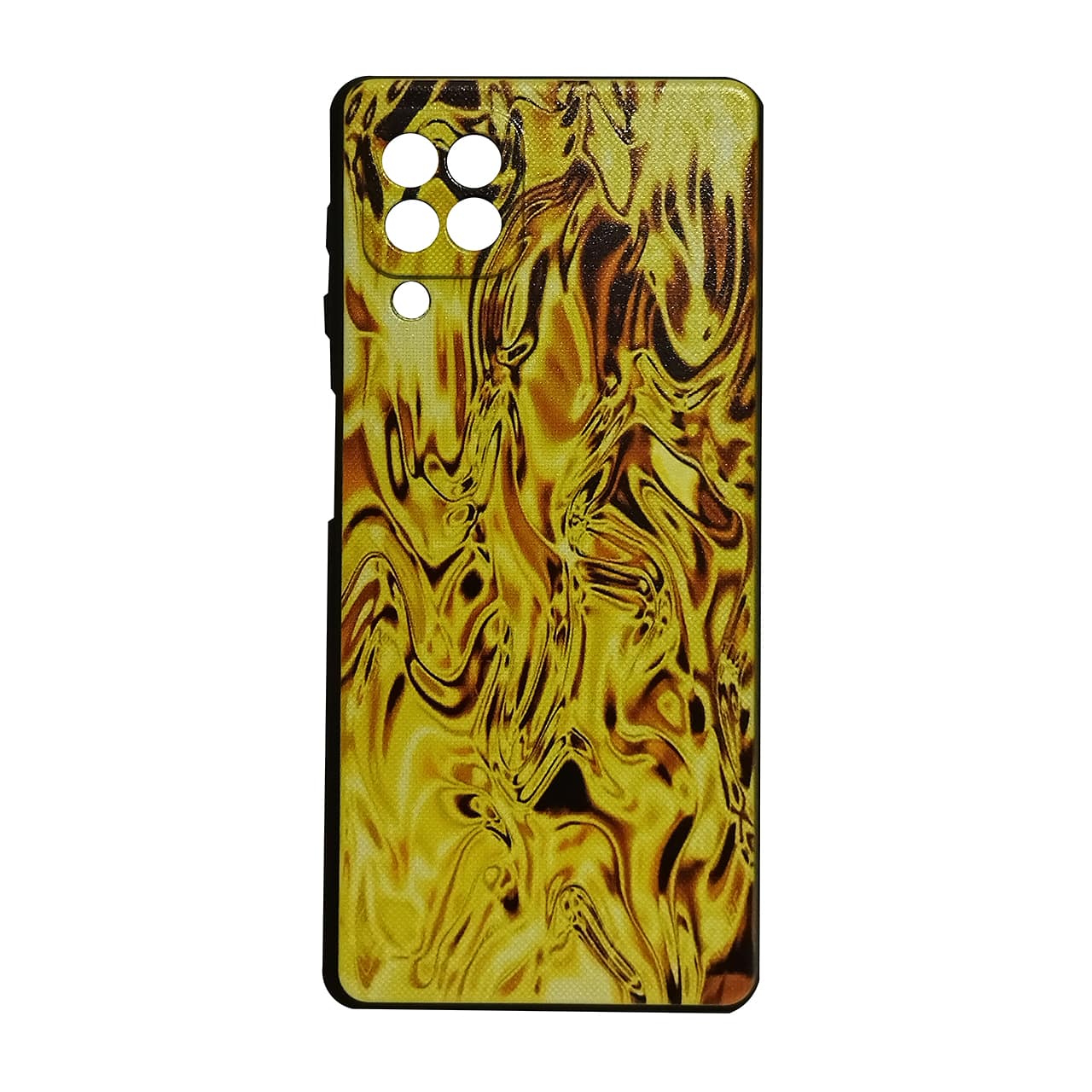 کاور کد 1818 مناسب برای گوشی موبایل سامسونگ A22 طرح طلایی