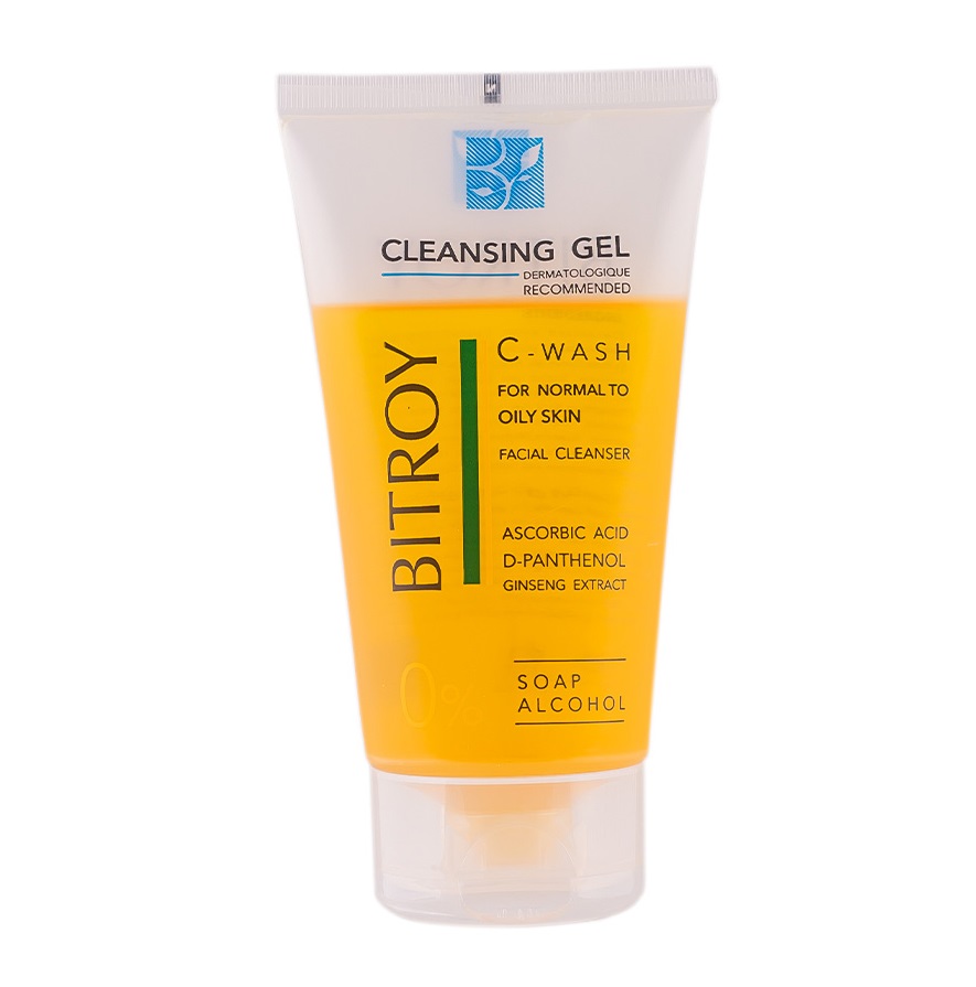 ژل شستشو صورت ویتامین C بیتروی C Wash Bitroy حجم 150 میلی لیتر
