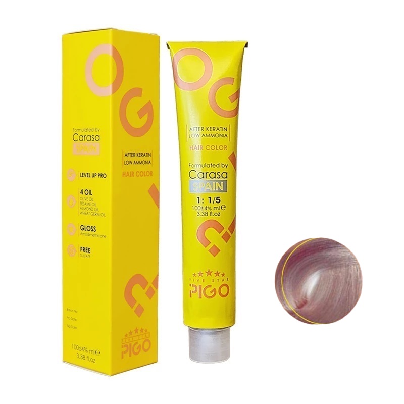 رنگ مو پیگو پلاتینه هفت رنگ