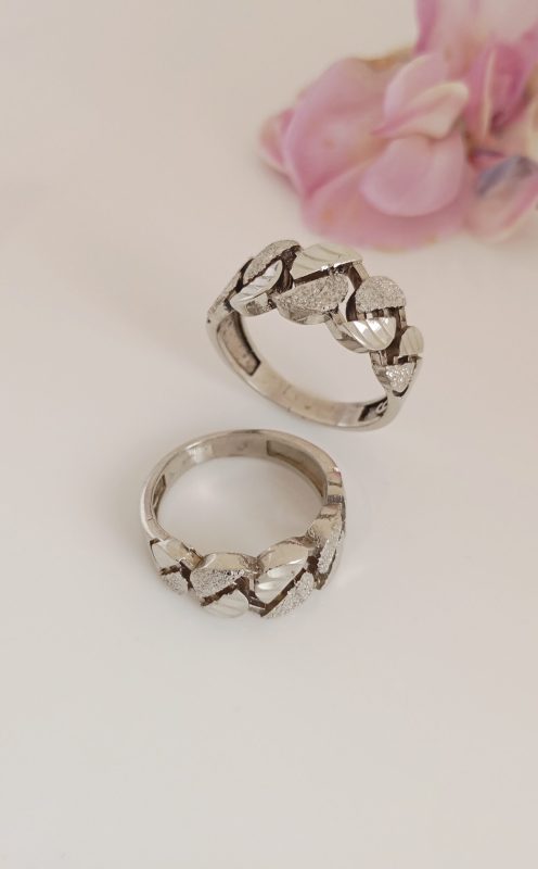 خرید انگشتر زنانه نقره روس تراش کد 1001