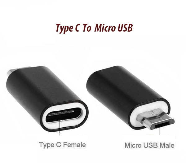 مبدل شارژر type-c به micro usb