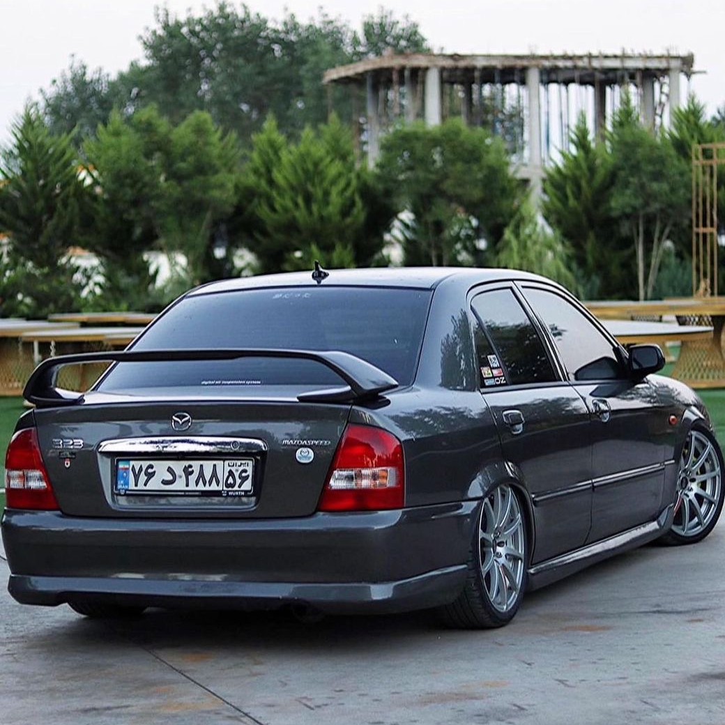 تصویر بال عقب مزدا 323 طرح اسپید بدون رنگ ارسال بصورت پس کرایه 