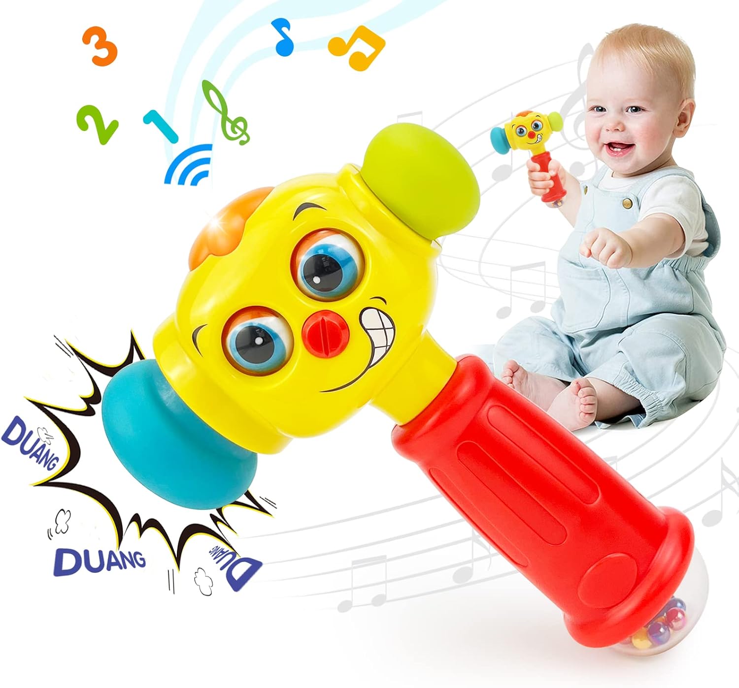 چکش جغجغه ای هولی تویز Huile Toys3115