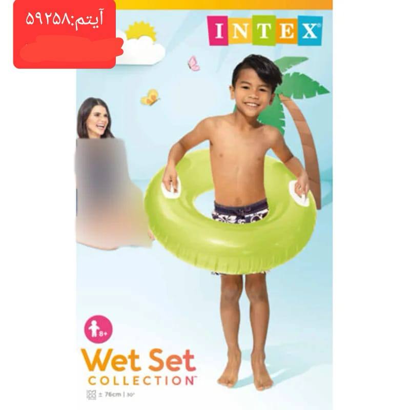 تیوپ  شنا بادی رنگی اینتکس 8 سال به بالا 59258