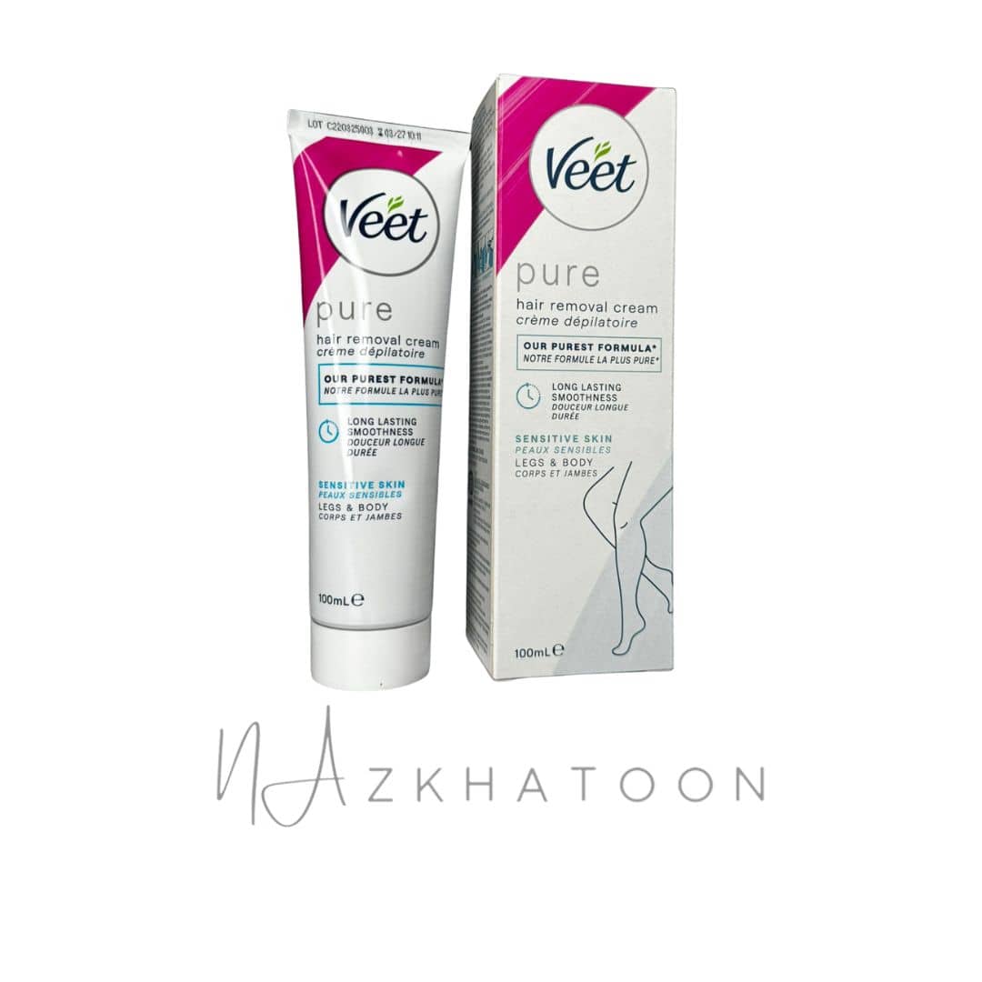 کرم موبر بدن ویت پیور مخصوص پوست حساس | Veet Pure Hair Removal Cream for Sensitive Skin